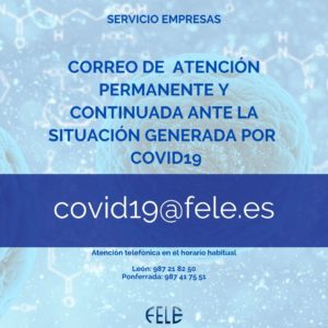 FELE ATENCIÓN COVID19