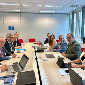 Visita Bruselas coordinador Corredor